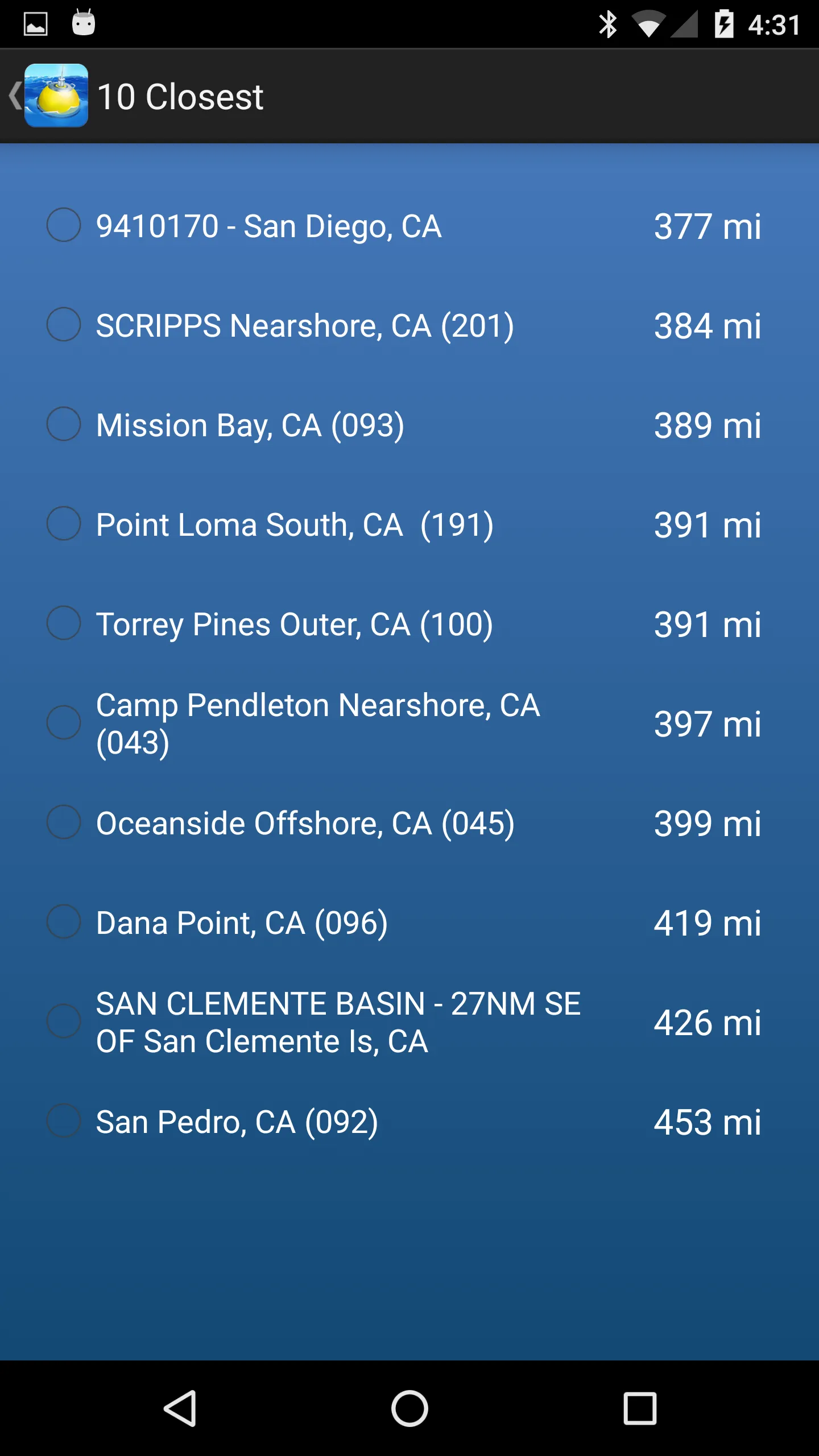 Seaside Buoy: Ocean Temp Tides | Indus Appstore | Screenshot