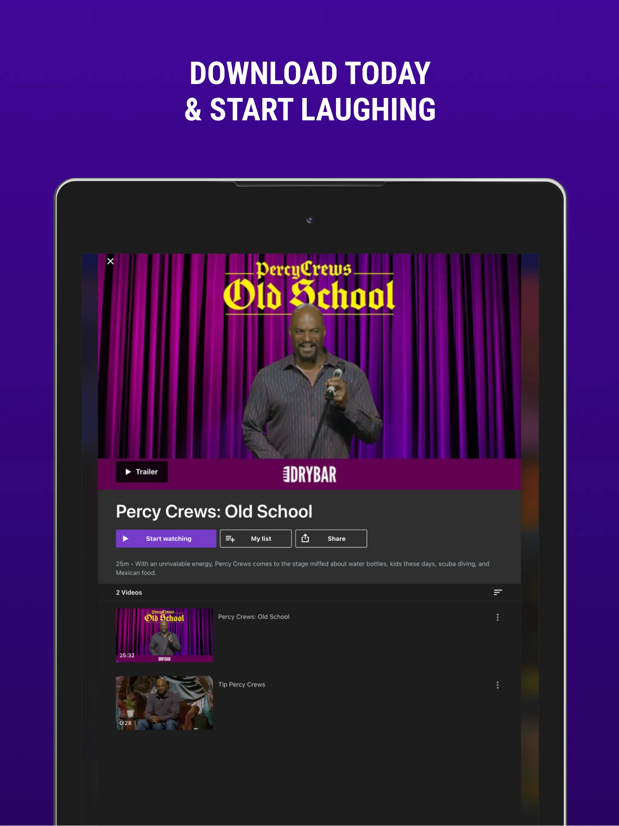 Dry Bar Comedy+ | Indus Appstore | Screenshot