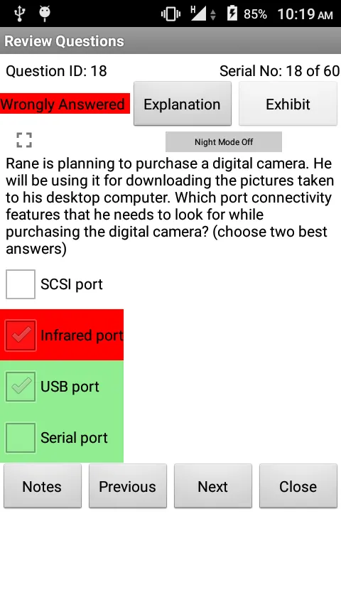 Sim-Ex Practice Exam A+ Core 1 | Indus Appstore | Screenshot