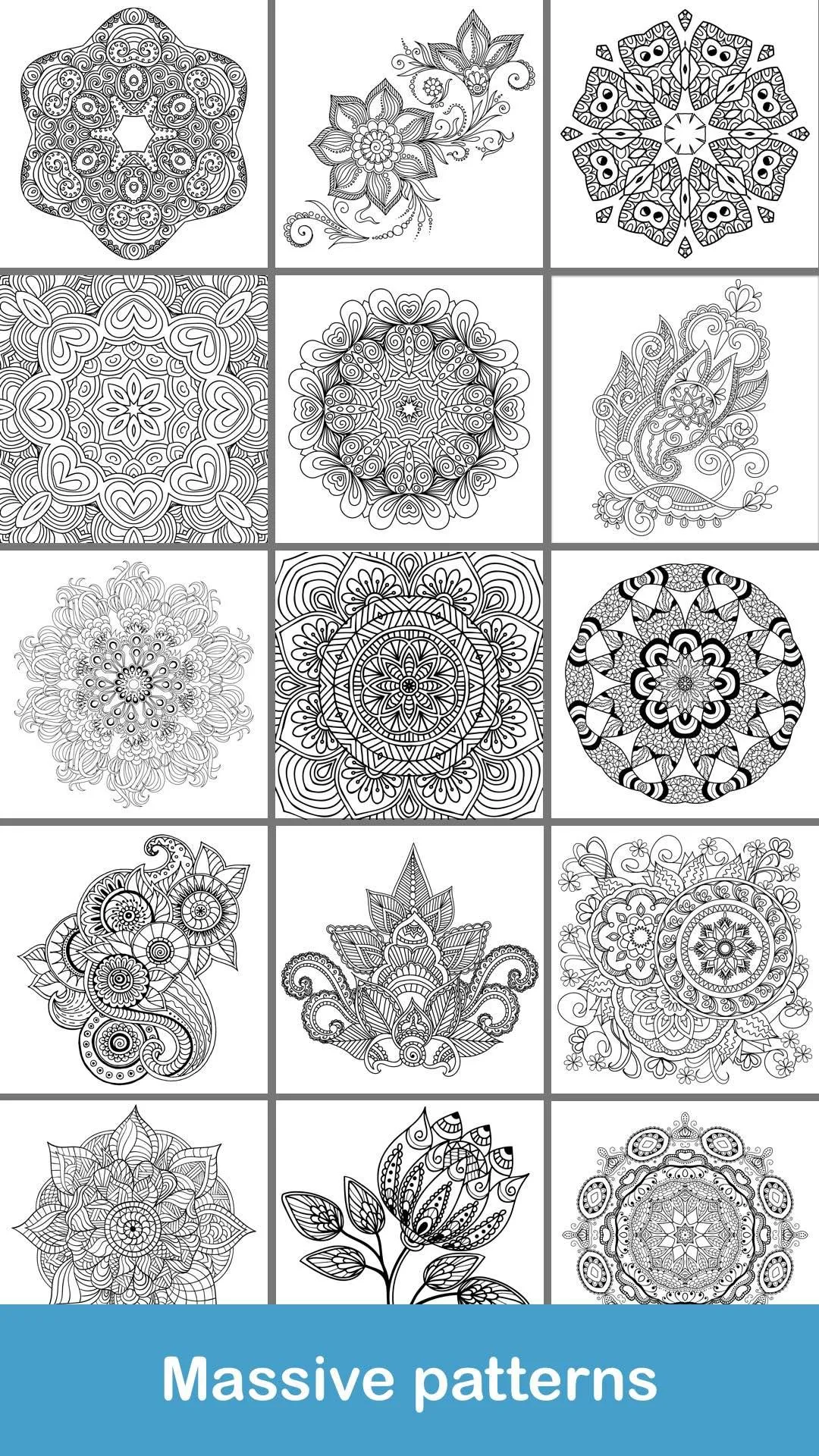 100+ Mandala coloring pages | Indus Appstore | Screenshot