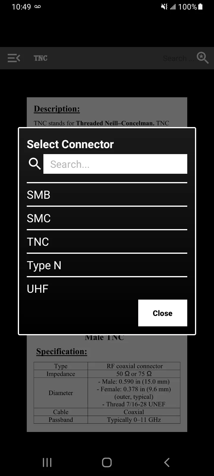 Radio Frequency Connector | Indus Appstore | Screenshot