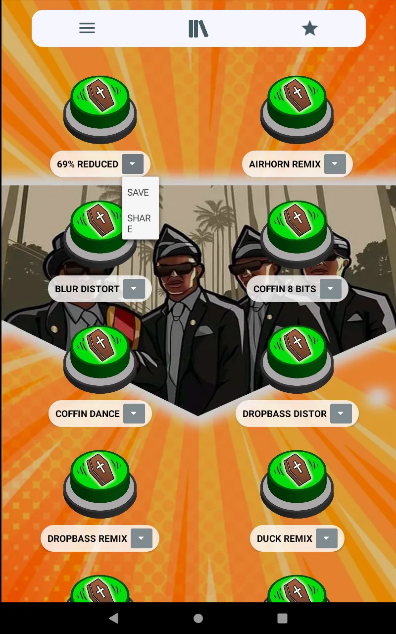 Coffin Dance Meme Soundboard | Indus Appstore | Screenshot