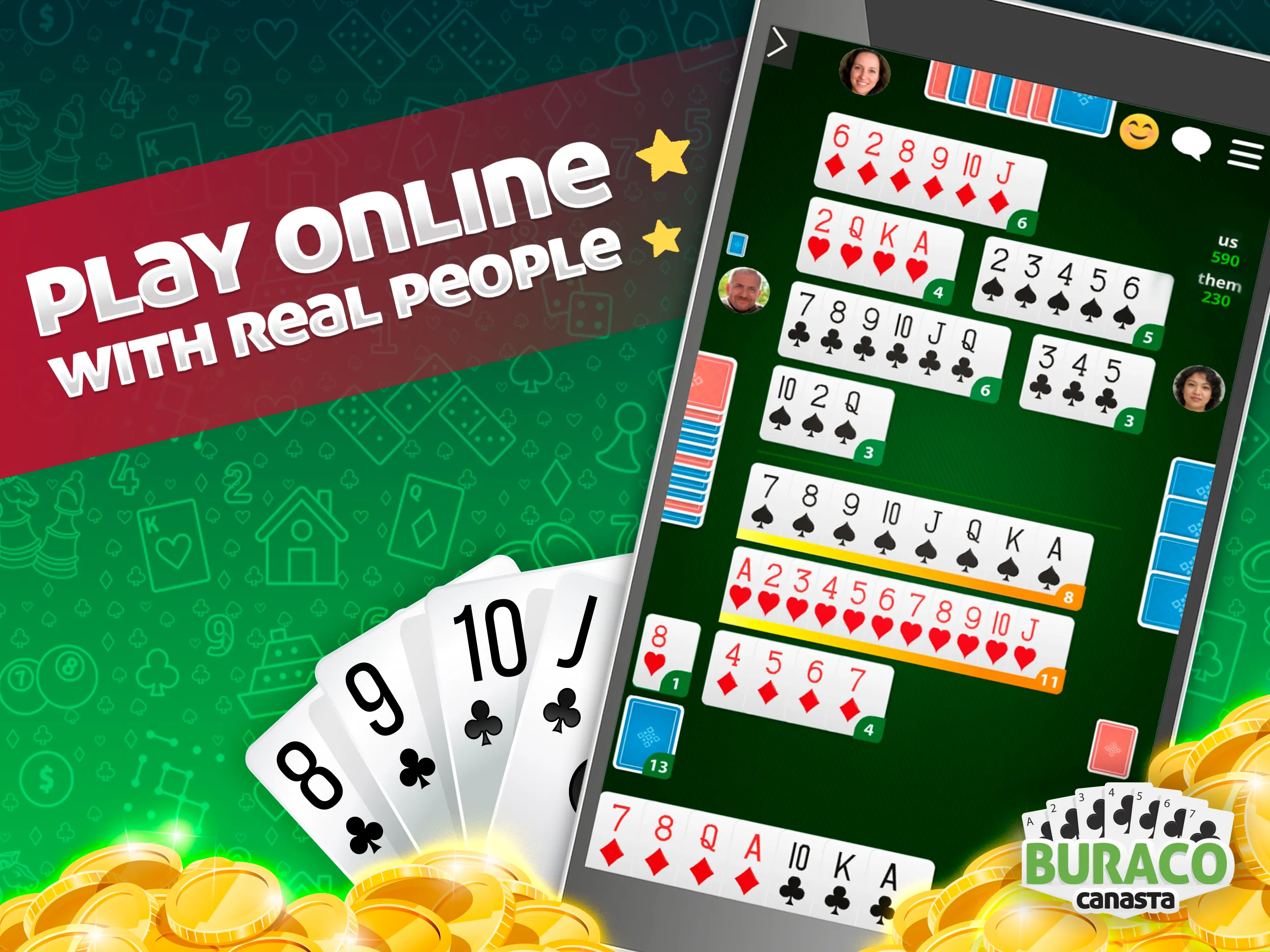 Canasta Online - Card Game | Indus Appstore | Screenshot