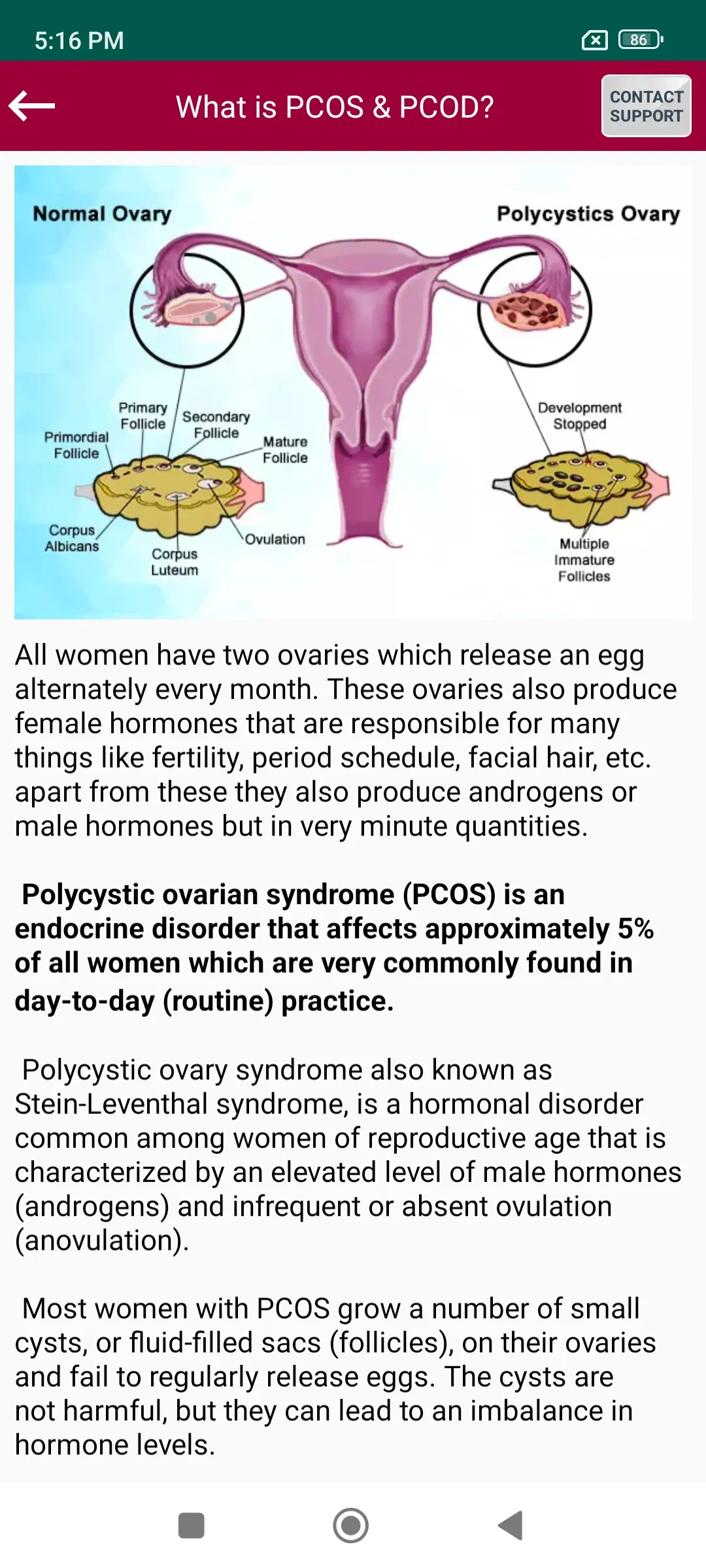 PCOS & PCOD Diet & Remedies | Indus Appstore | Screenshot