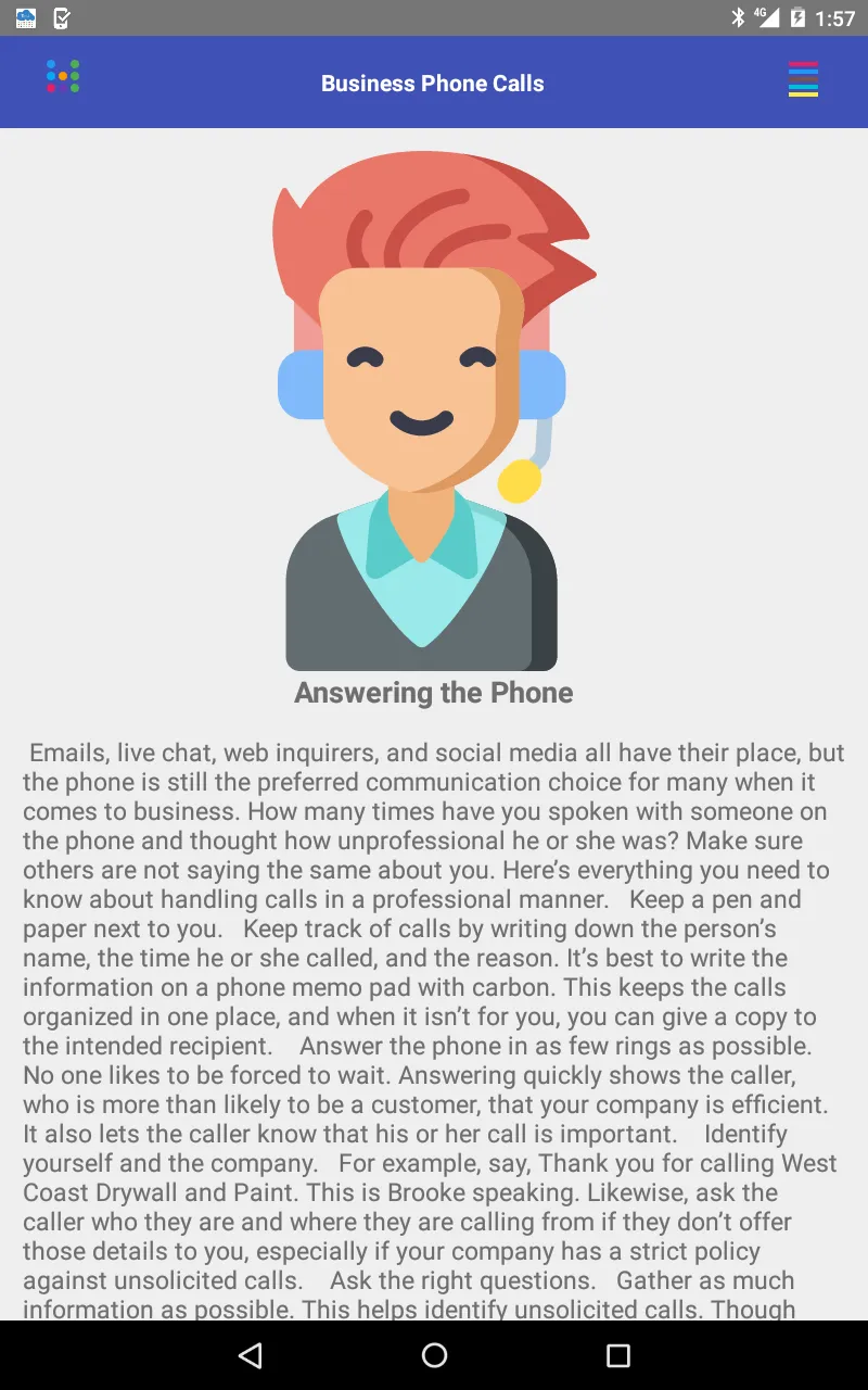 Business Phone Calls | Indus Appstore | Screenshot