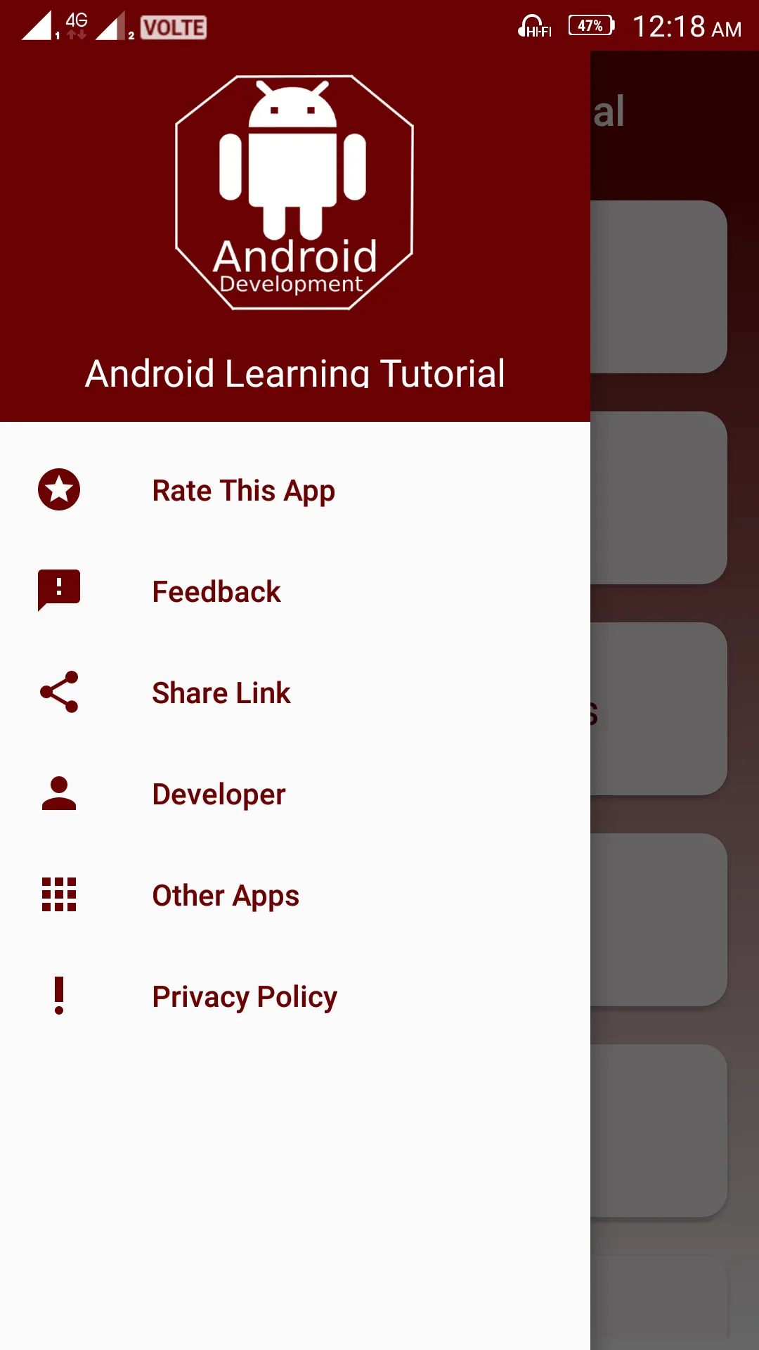 Learn Android Tutorial - Andro | Indus Appstore | Screenshot