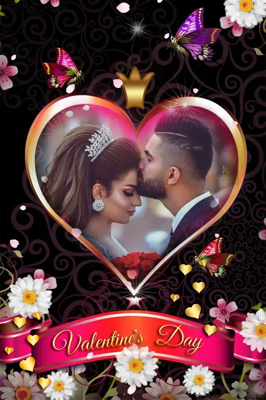 Valentine's Photo Frame 2024 | Indus Appstore | Screenshot