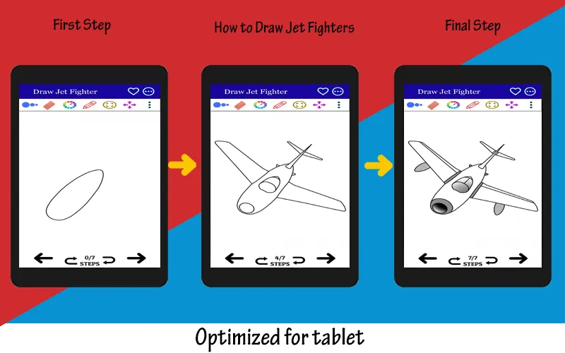 How to Draw Fighter Aircraft | Indus Appstore | Screenshot