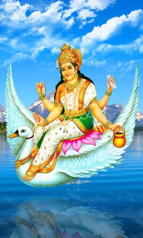 Goddess Saraswati Wallpaper | Indus Appstore | Screenshot