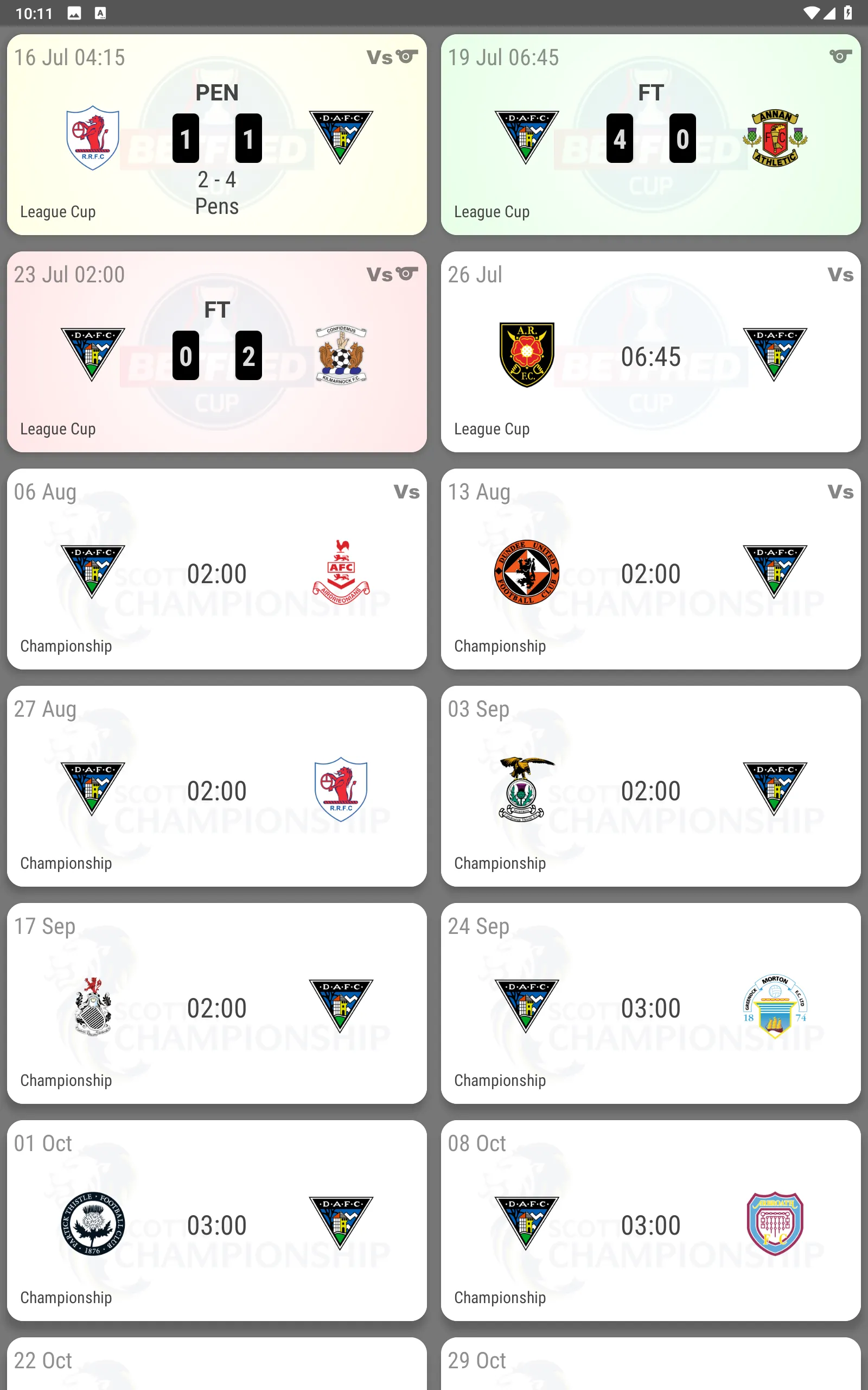 Dunfermline Athletic Fan App | Indus Appstore | Screenshot