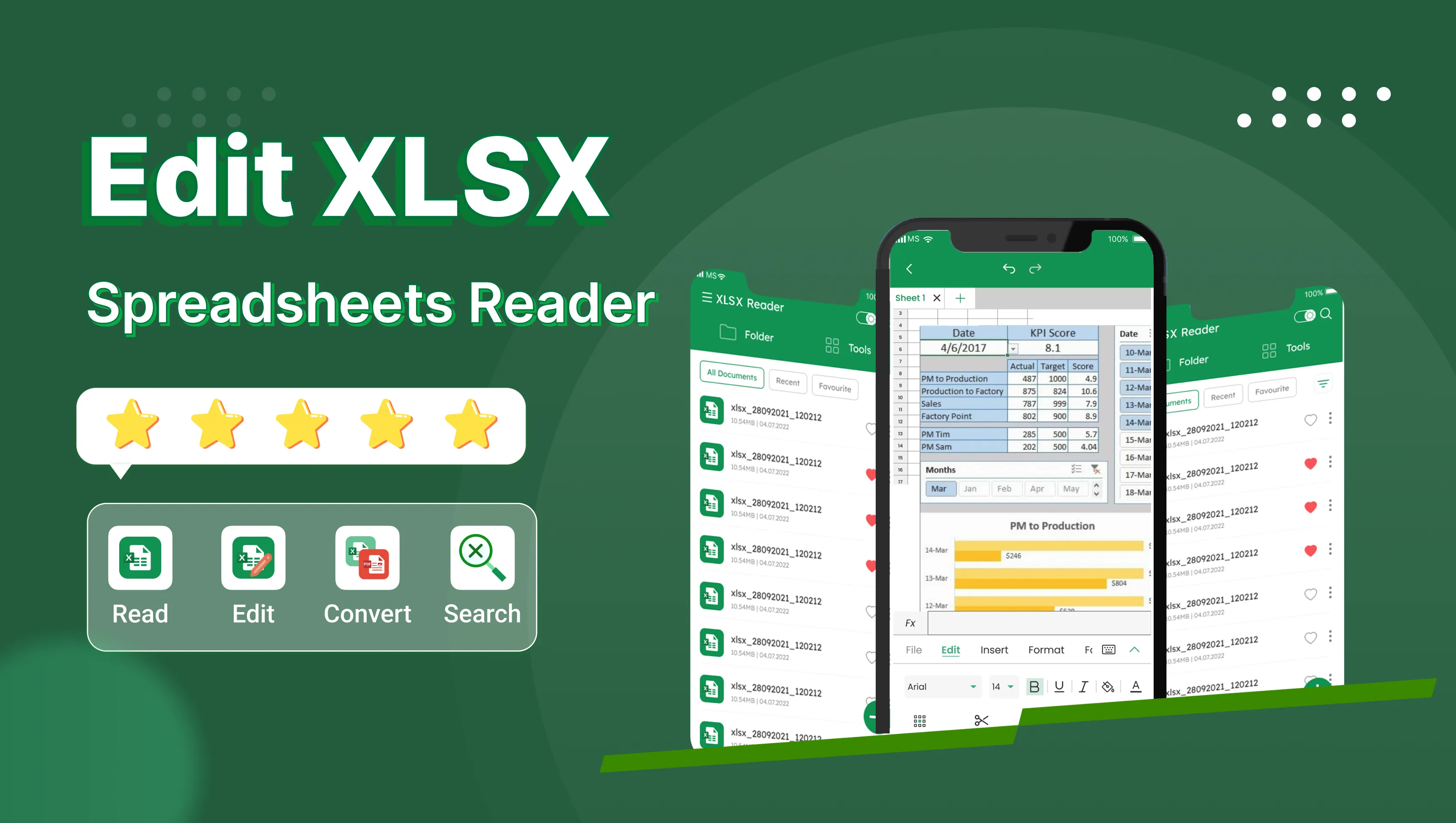 Edit XLSX Spreadsheets Reader | Indus Appstore | Screenshot