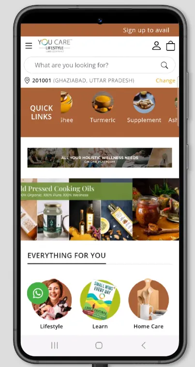 You Care Lifestyle | Indus Appstore | Screenshot