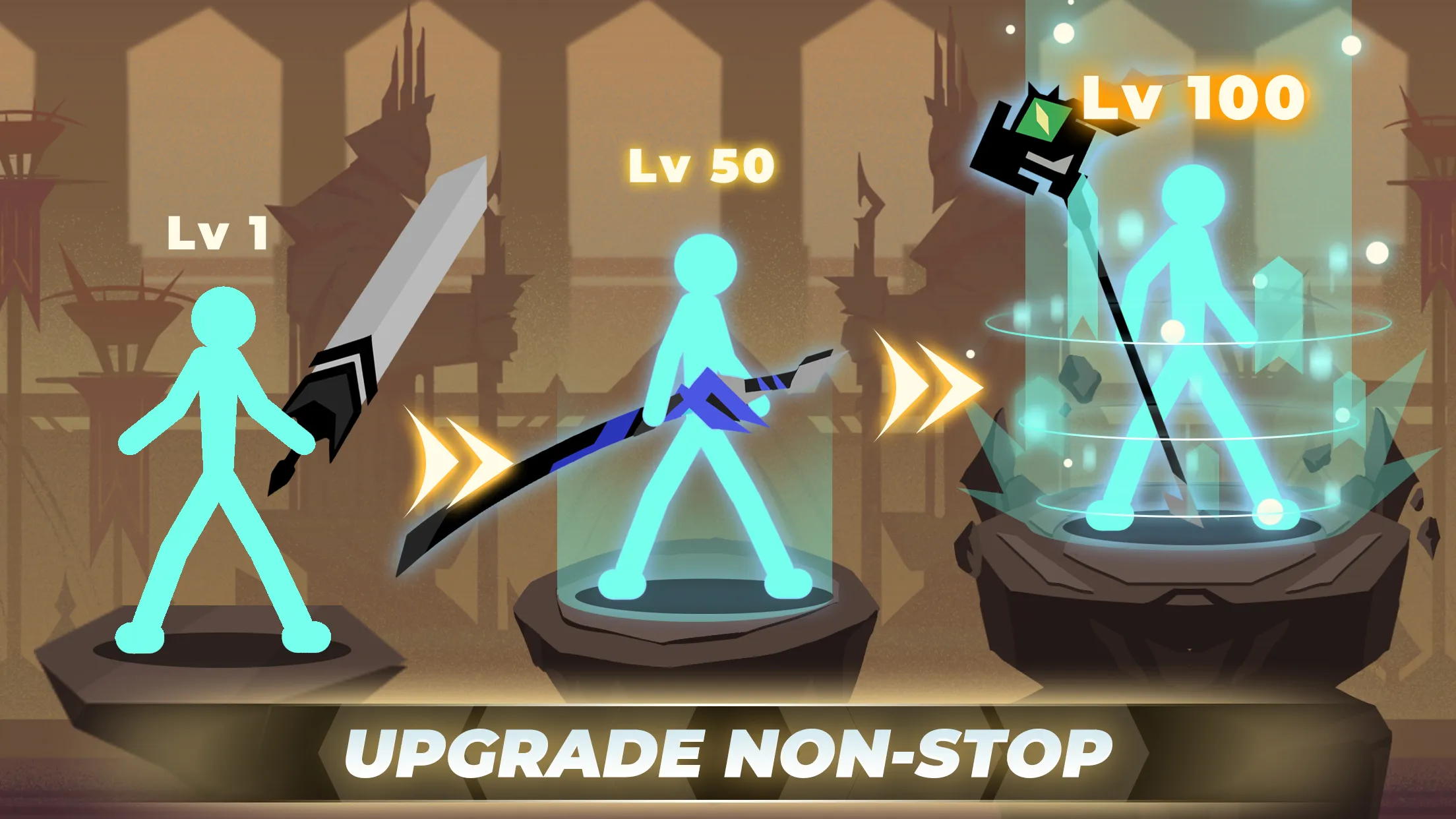 Epic Stickman: Idle RPG War | Indus Appstore | Screenshot