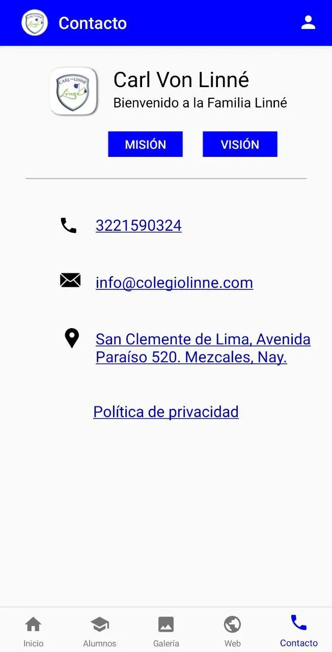 Colegio Linné | Indus Appstore | Screenshot