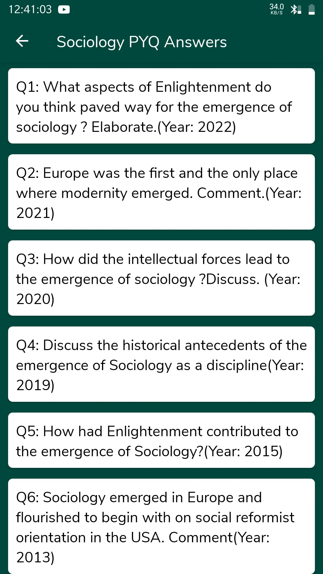 Sociology OWL: Notes Book UPSC | Indus Appstore | Screenshot