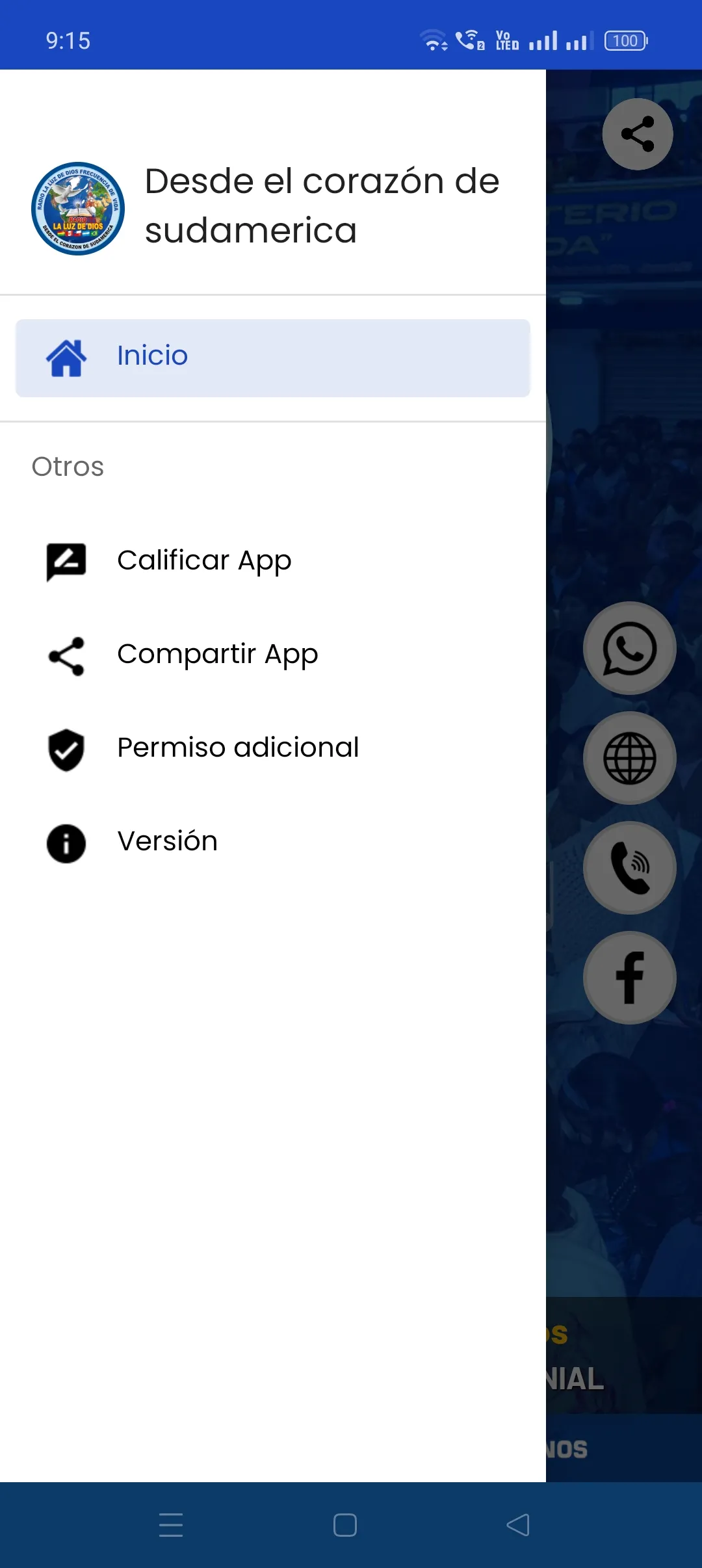 Radio la luz de Dios | Indus Appstore | Screenshot