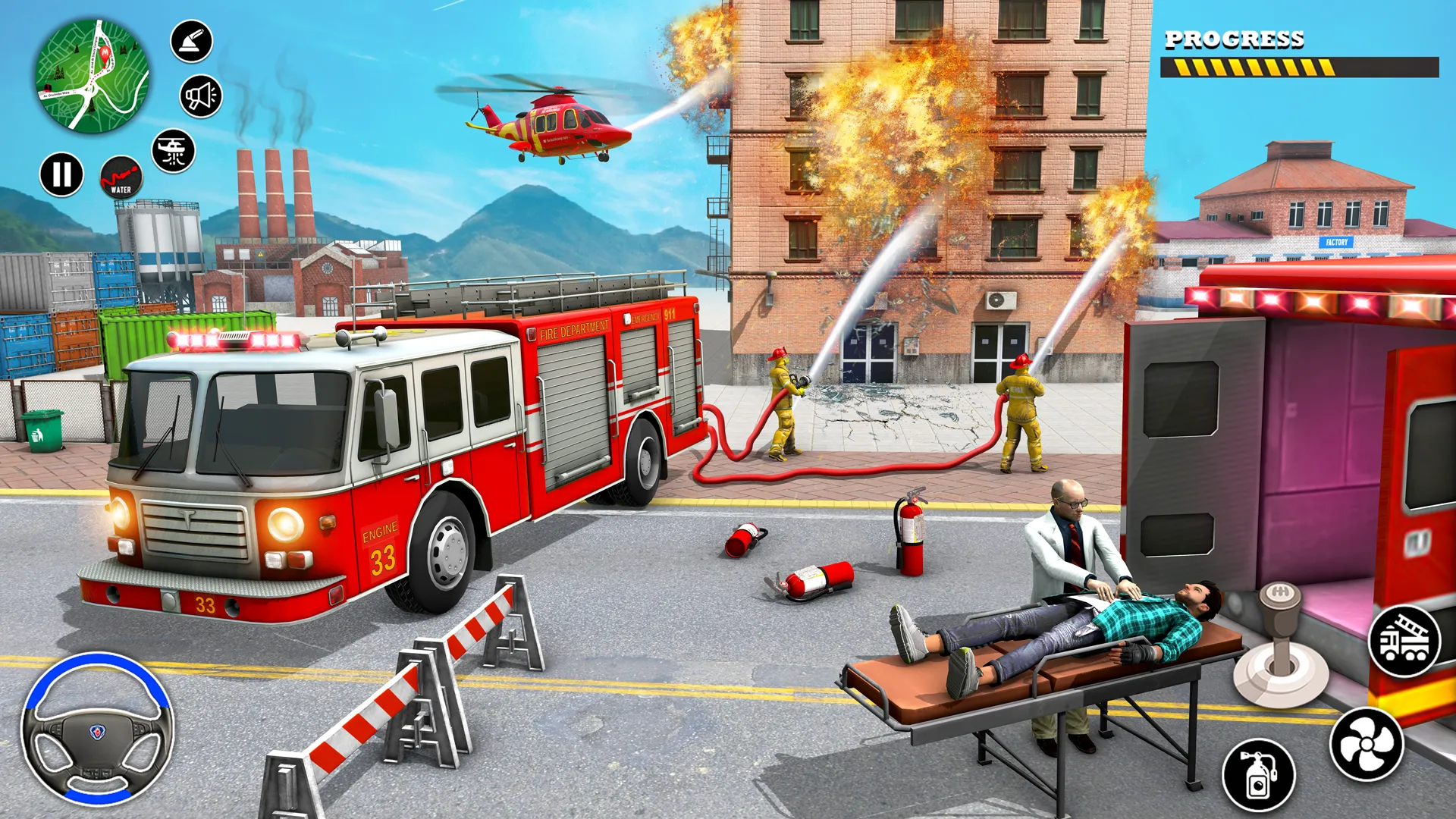 Firefighter: Fire Truck Games | Indus Appstore | Screenshot