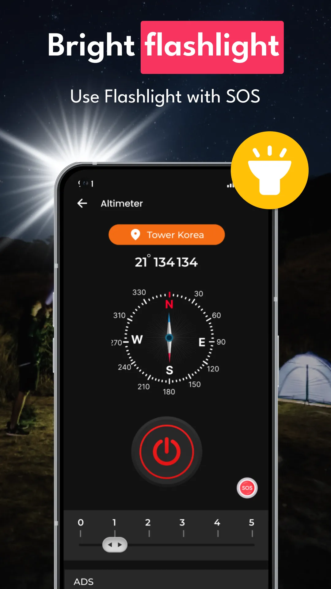 Real Compass: Direction Finder | Indus Appstore | Screenshot