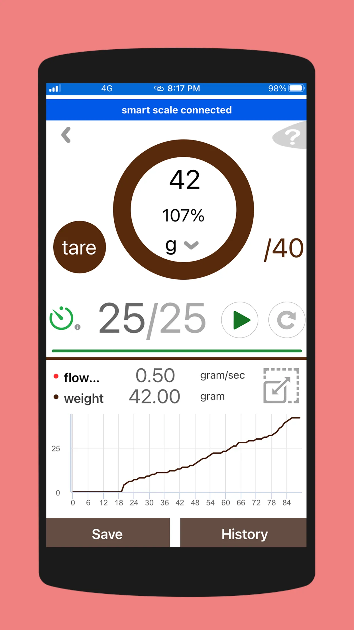 Espresso Scale - SmartCafe | Indus Appstore | Screenshot