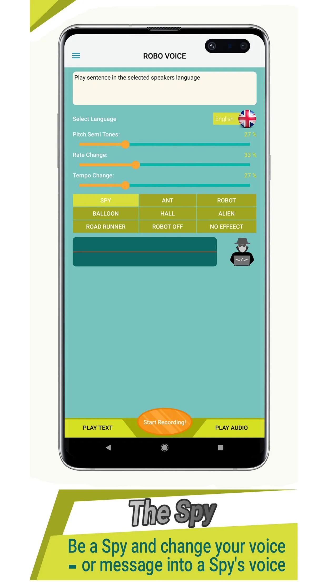 Robot Voice | Indus Appstore | Screenshot