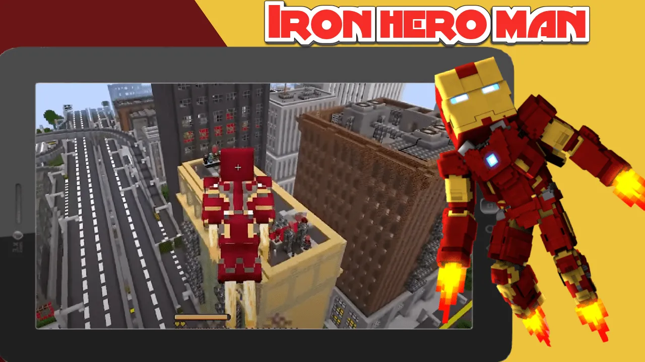 Iron Hero Man Mod For MCPE | Indus Appstore | Screenshot