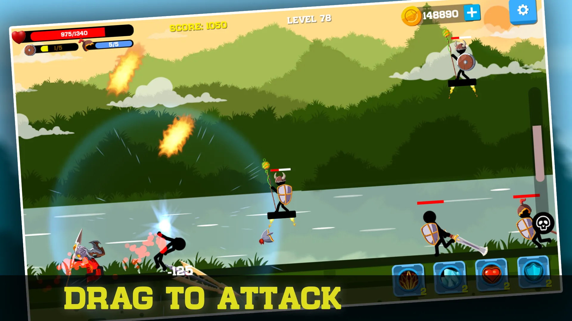 Stickman Archer: Spear Warrior | Indus Appstore | Screenshot