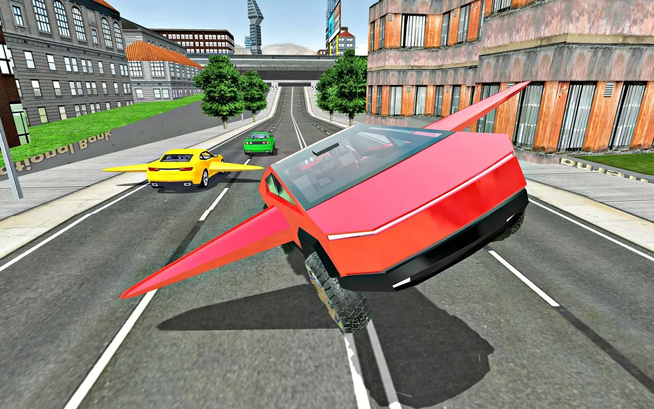 Modern Flying Car Driving Sim | Indus Appstore | Screenshot