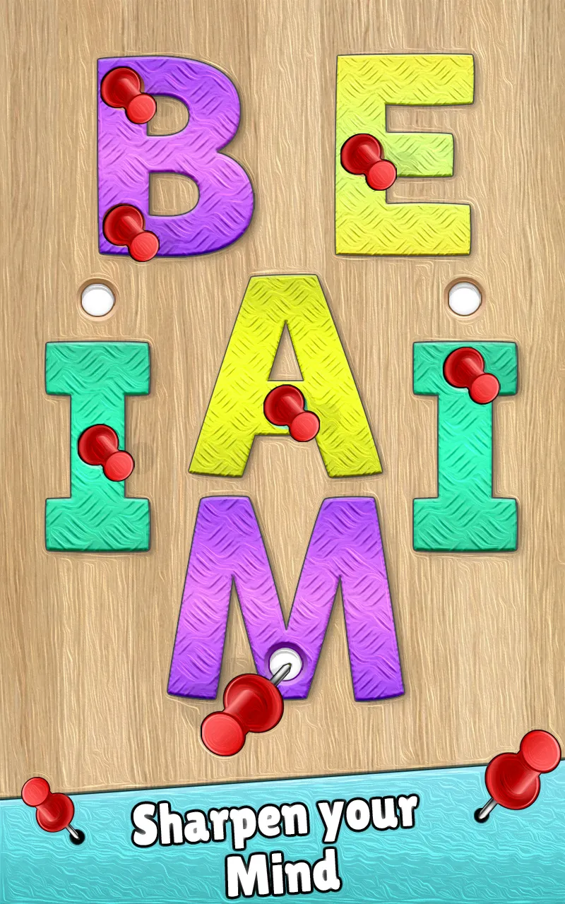 Paper Pin Puzzle : Alphabets | Indus Appstore | Screenshot