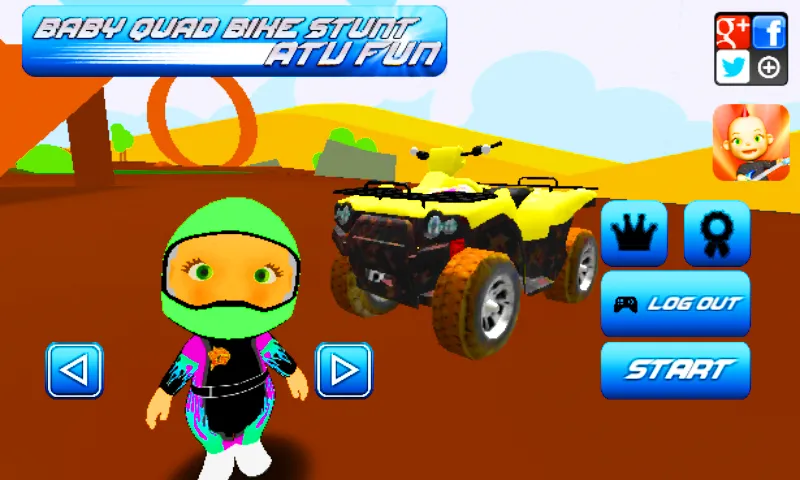 Baby Quad Bike Stunt - ATV Fun | Indus Appstore | Screenshot