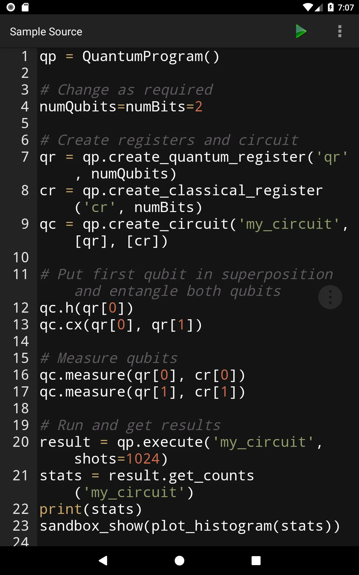 Quantum Programming Compiler | Indus Appstore | Screenshot