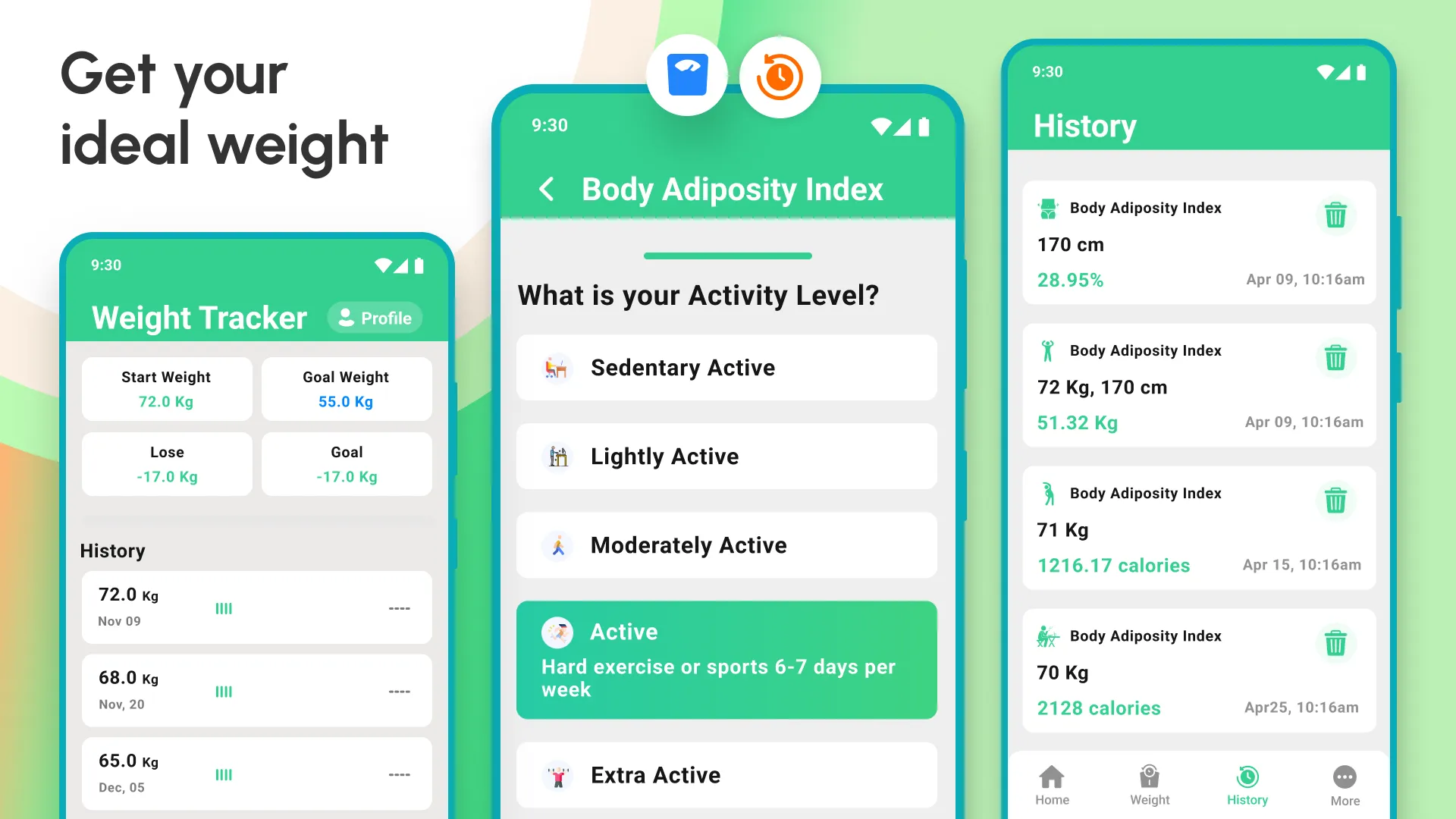 BMI calculator - Ideal weight | Indus Appstore | Screenshot