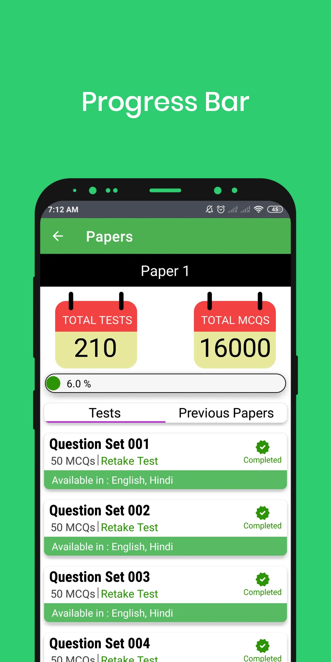 NET SET JRF Mock tests | Indus Appstore | Screenshot