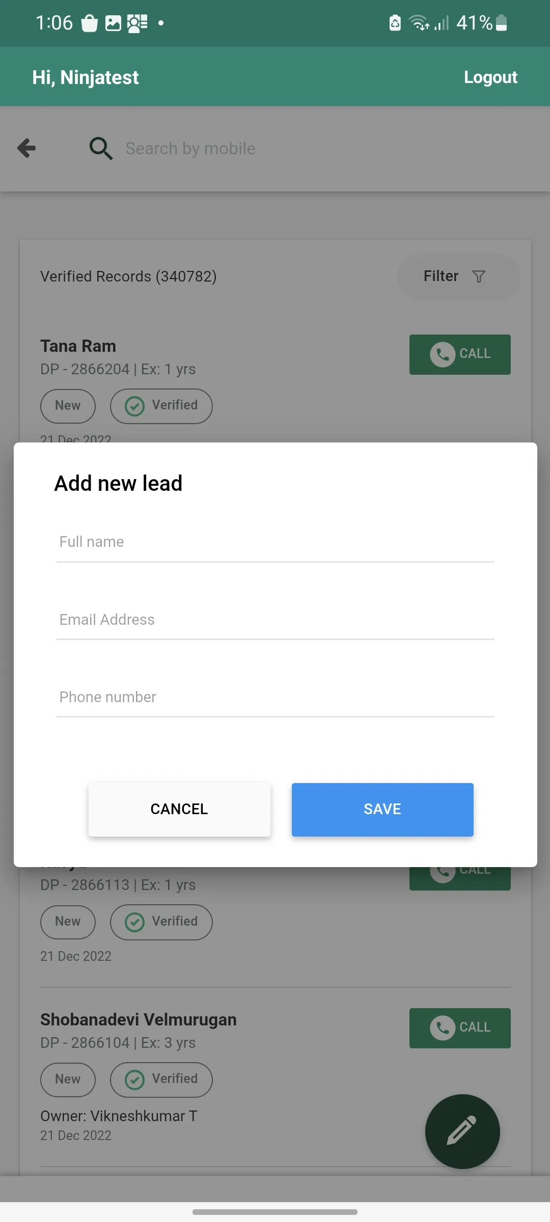 Ninja Sales Pro | Indus Appstore | Screenshot