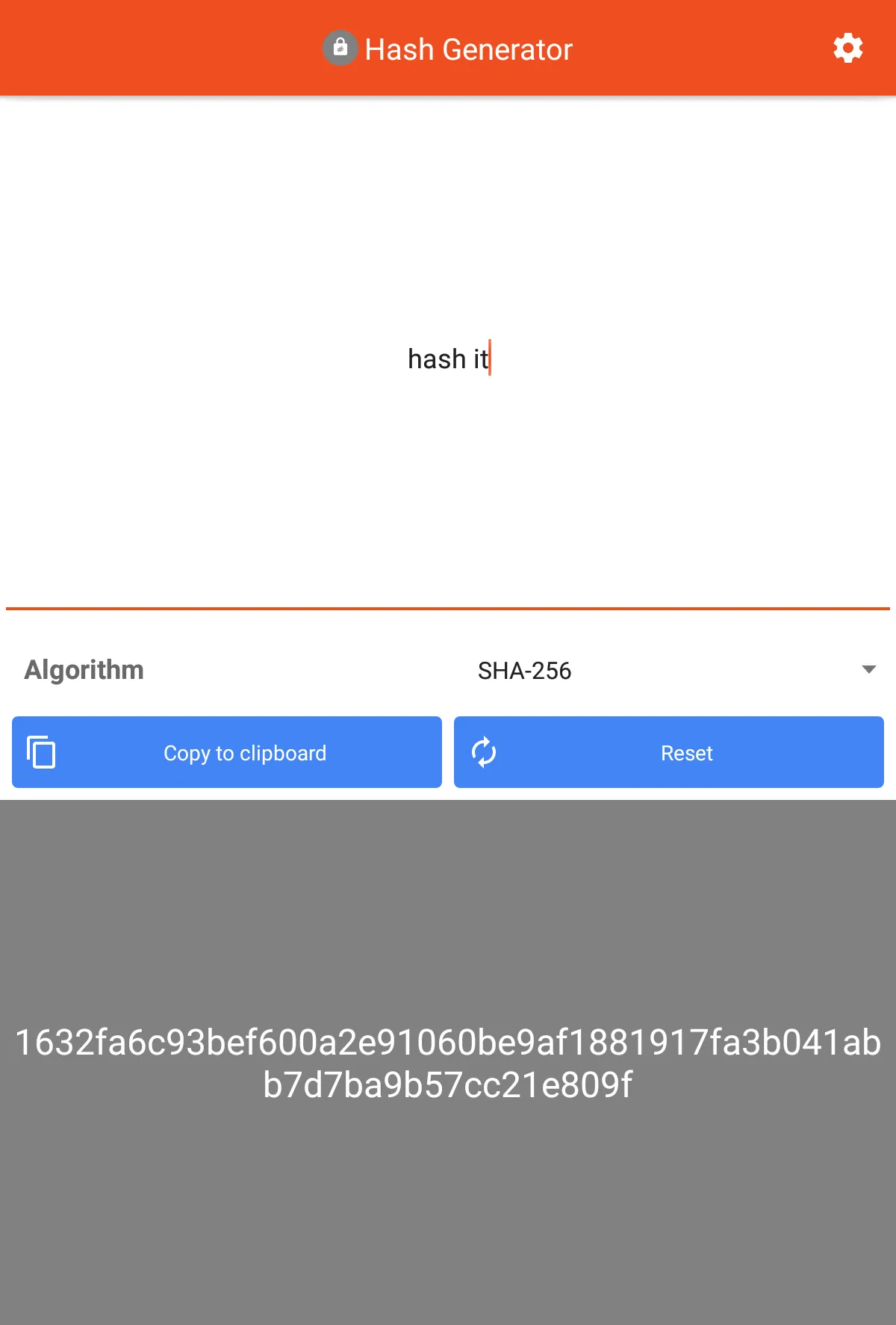 Hash Generator | Indus Appstore | Screenshot