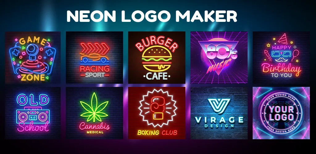 Neon Logo Maker | Indus Appstore | Screenshot