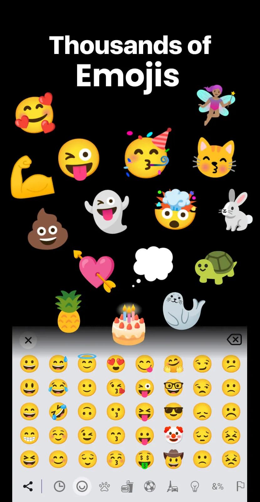 Fonts Keyboard Themes & Emoji | Indus Appstore | Screenshot
