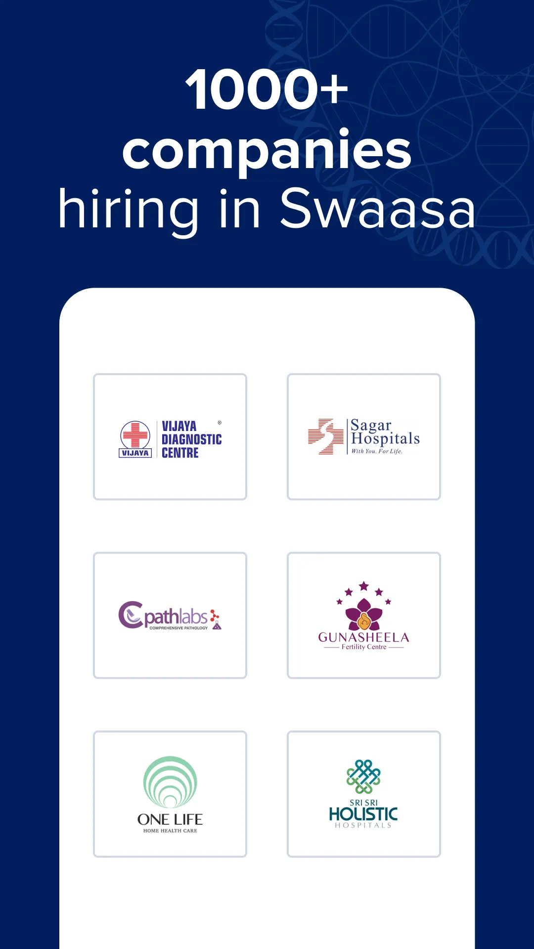 Swaasa: Find Healthcare Jobs | Indus Appstore | Screenshot