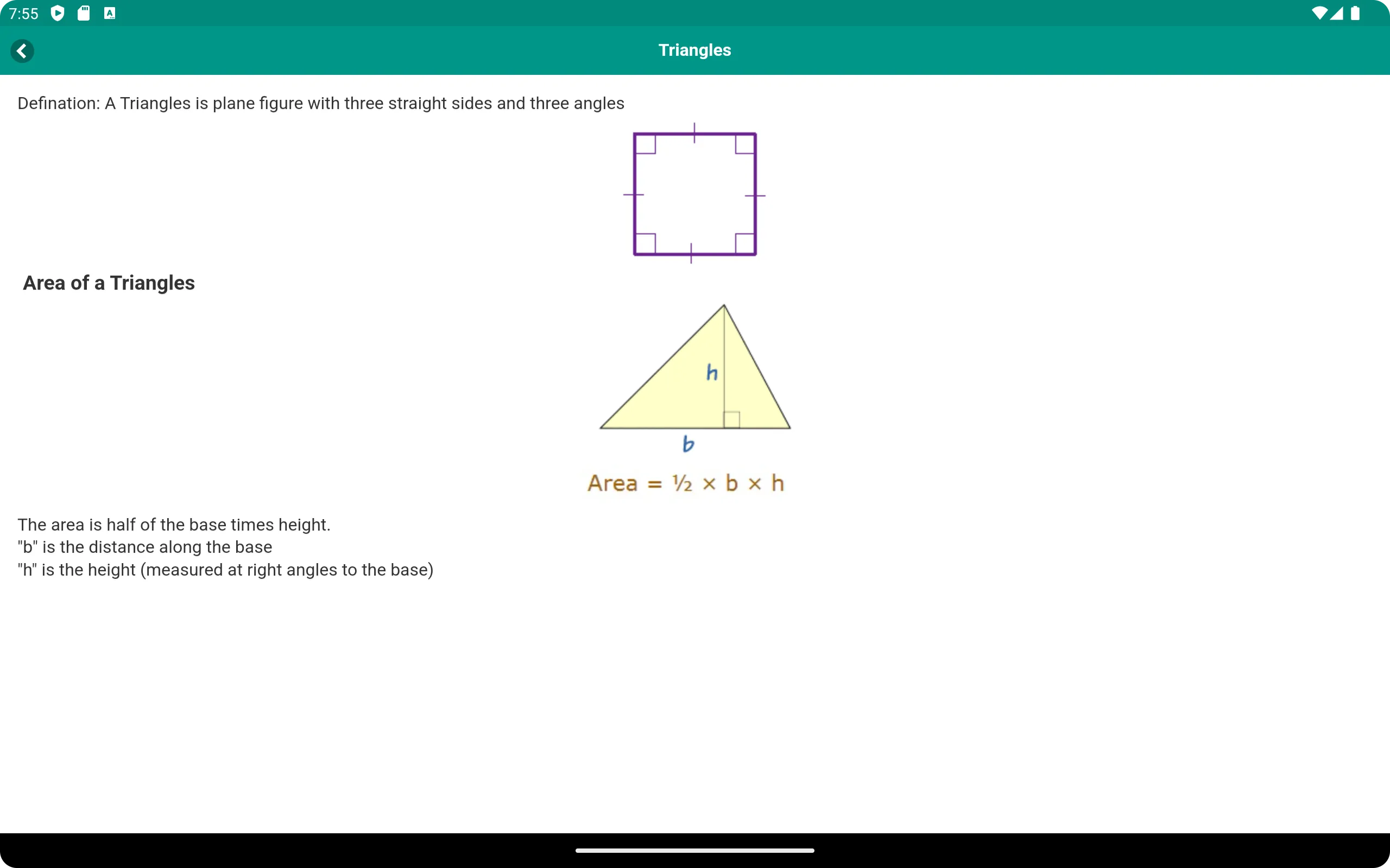 All Math Formulas | Indus Appstore | Screenshot