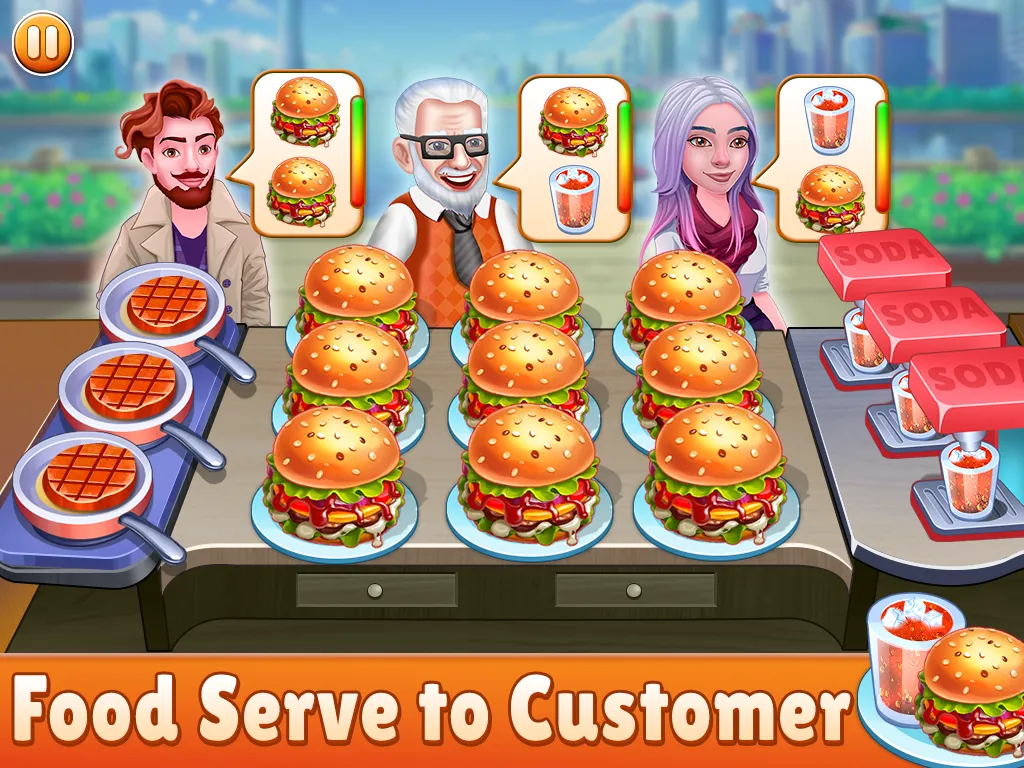 Food Serve - Cooking Games | Indus Appstore | Screenshot