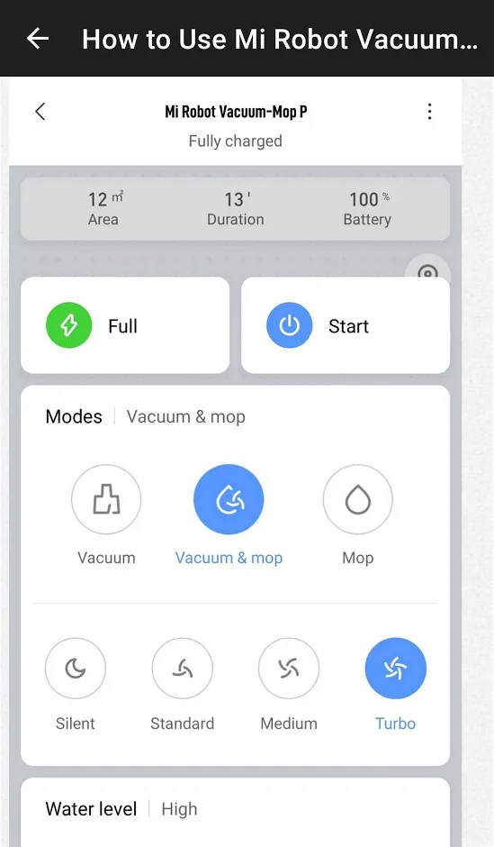 Mi Robot Vacuum Mop Guide | Indus Appstore | Screenshot