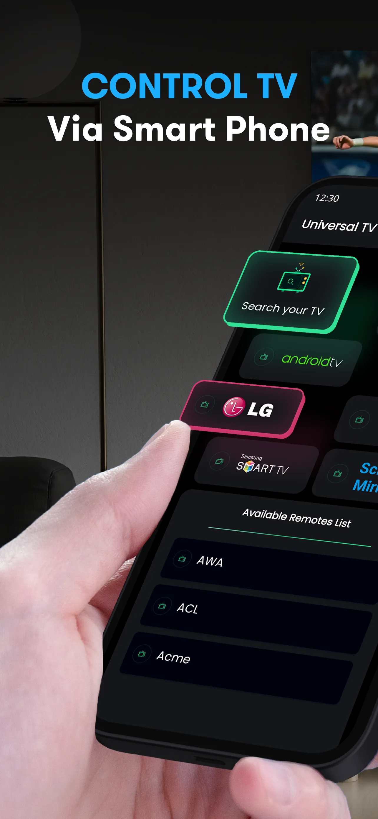 Universal Smart TV Remote | Indus Appstore | Screenshot