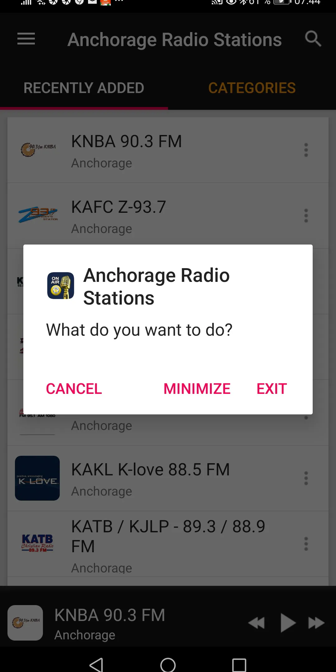 Anchorage Radio Stations - USA | Indus Appstore | Screenshot