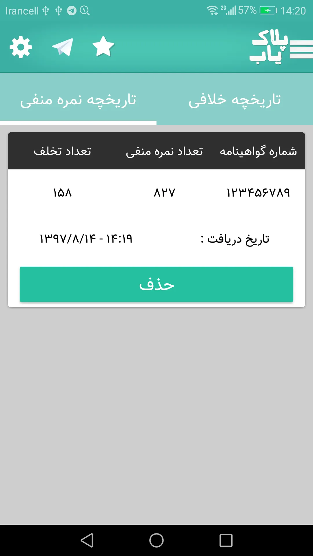 Receive violations | Indus Appstore | Screenshot