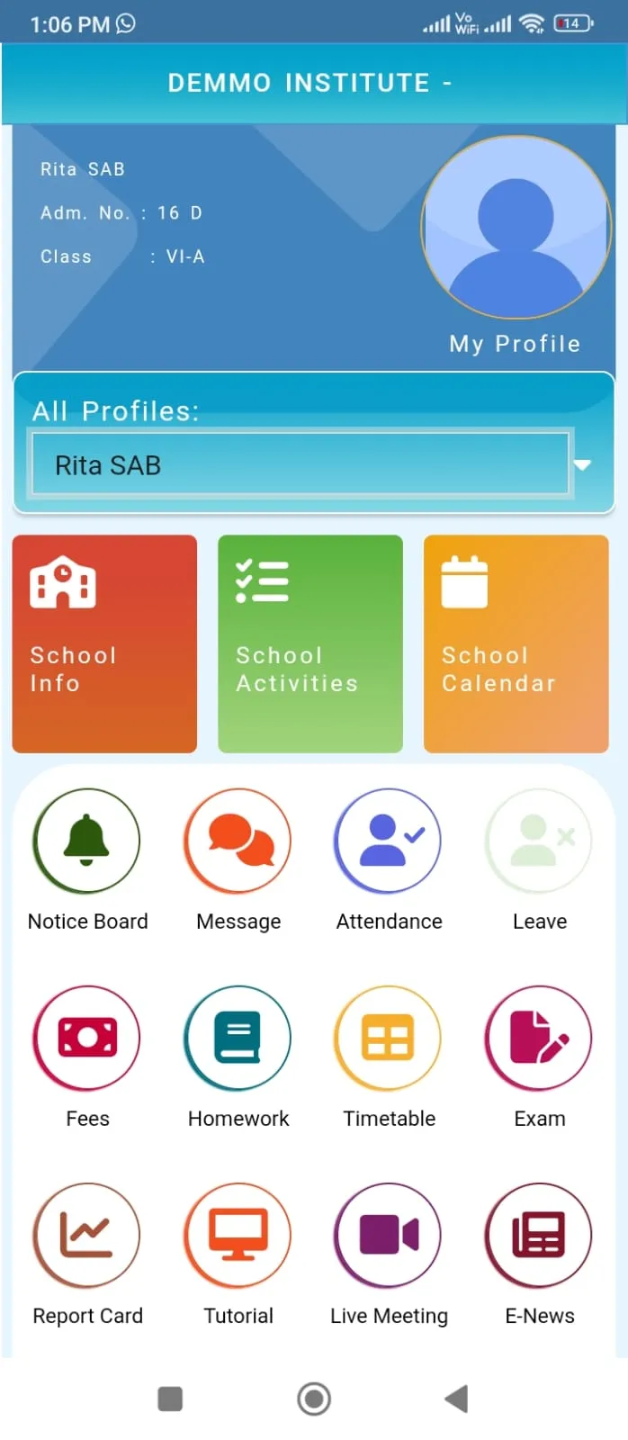 Student WebERP | Indus Appstore | Screenshot