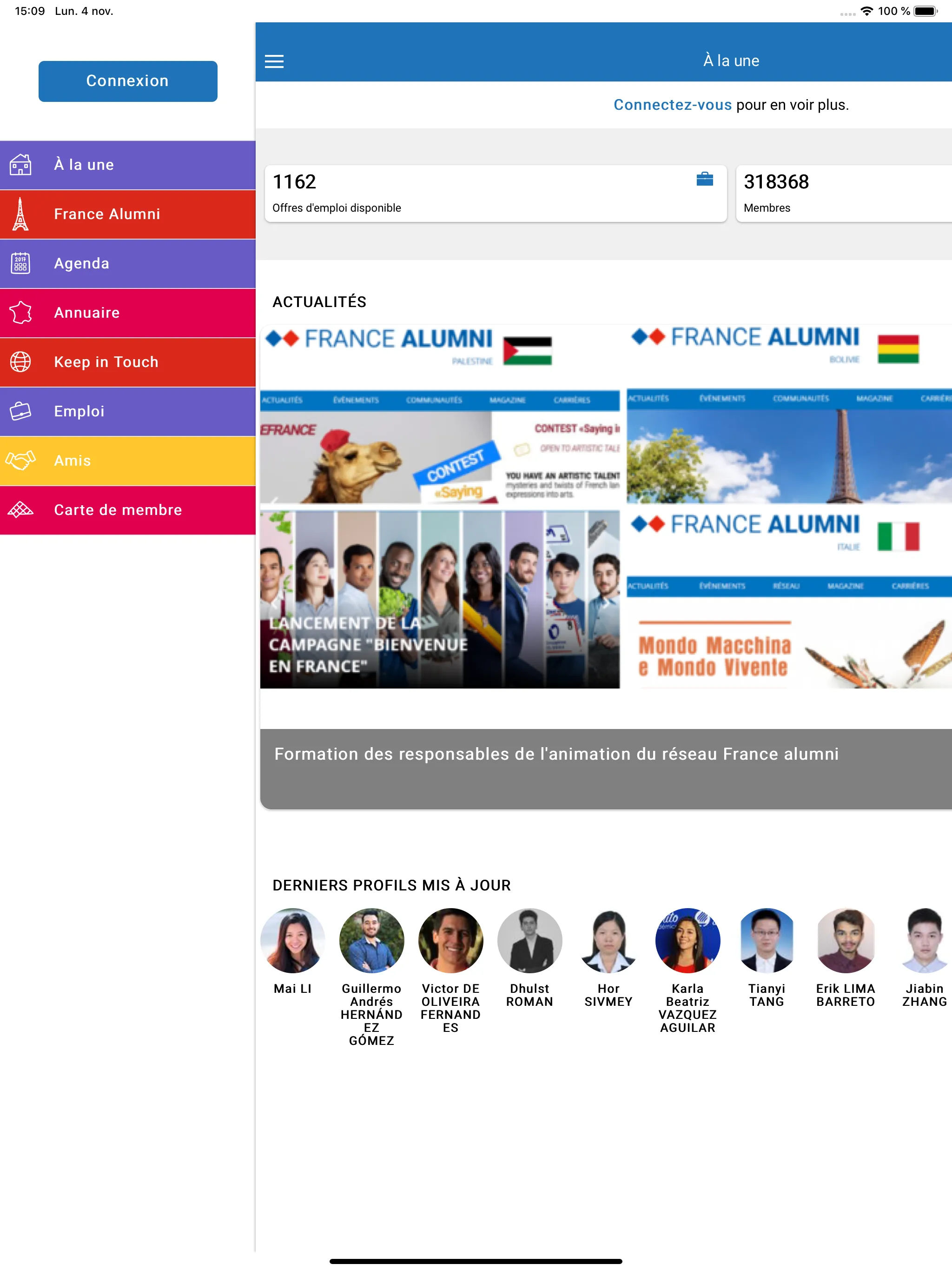 France Alumni | Indus Appstore | Screenshot