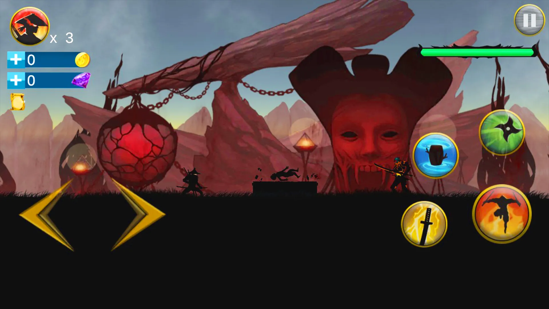 Shadow Samurai : Ninja Revenge | Indus Appstore | Screenshot