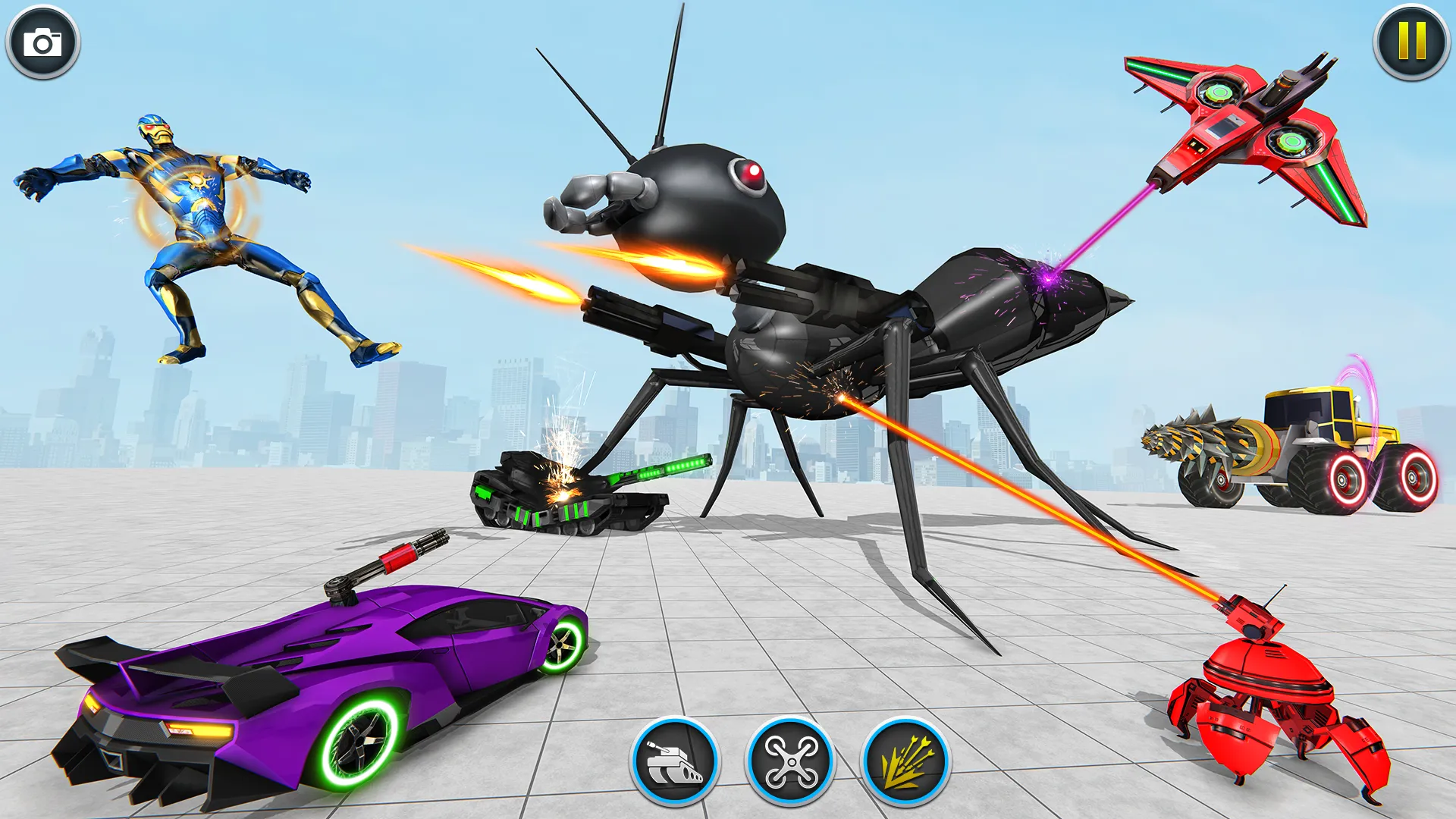 Ant Robot Car Game: Robot Game | Indus Appstore | Screenshot