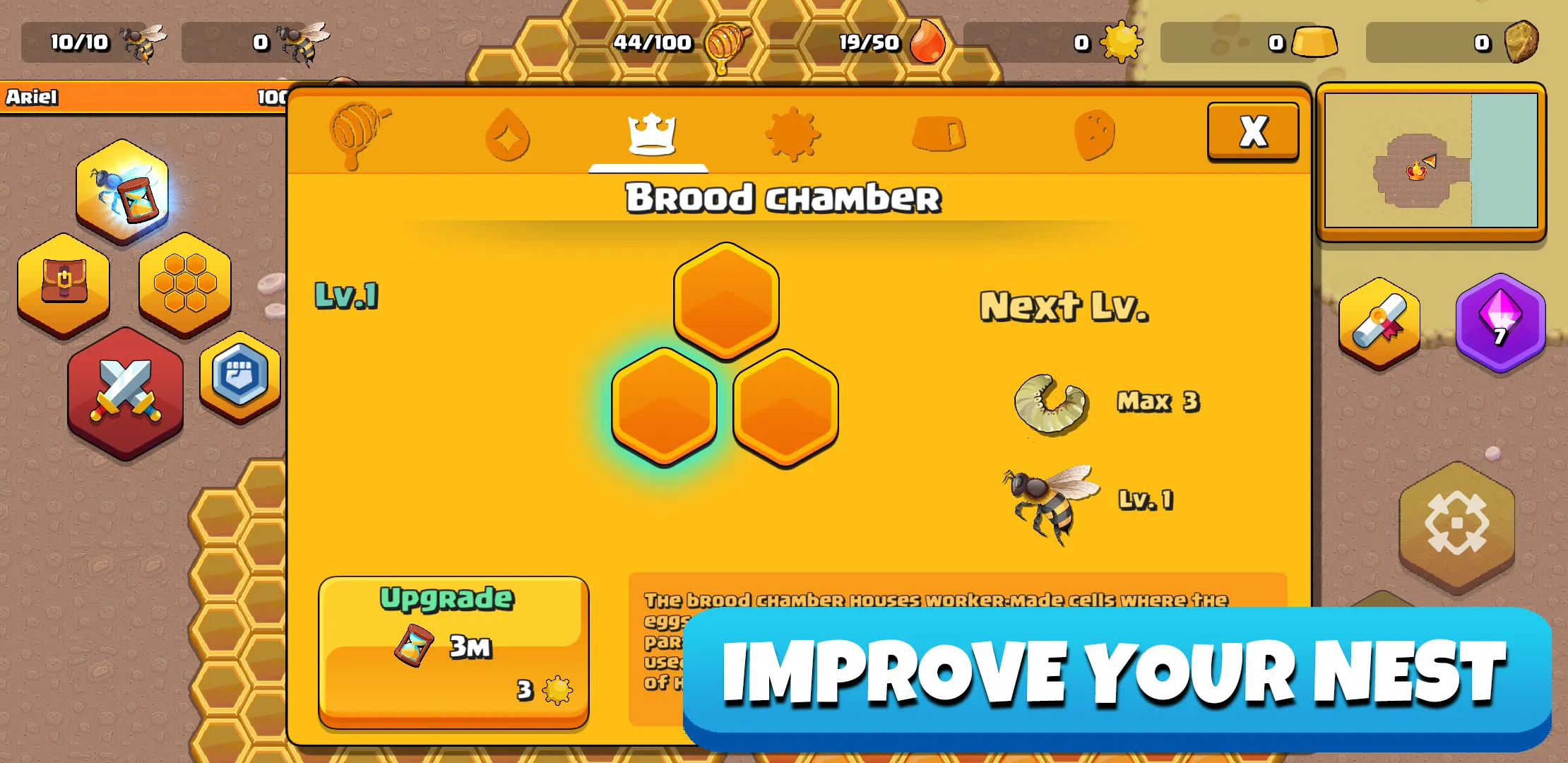 Pocket Bees: Colony Simulator | Indus Appstore | Screenshot