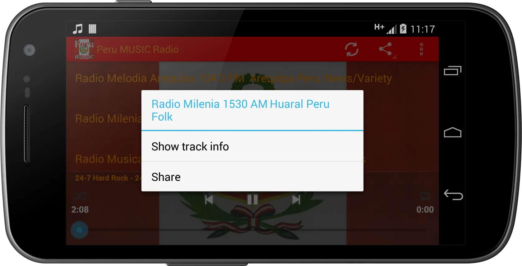 Peru MUSIC Radio | Indus Appstore | Screenshot