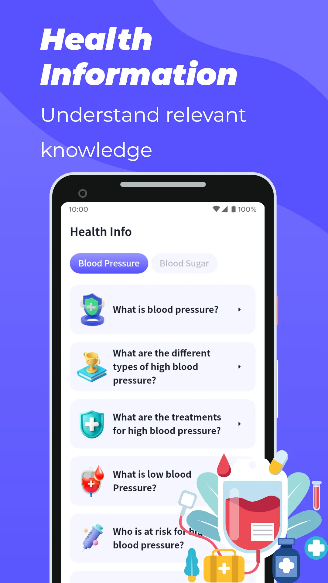 Blood Pressure App | Indus Appstore | Screenshot